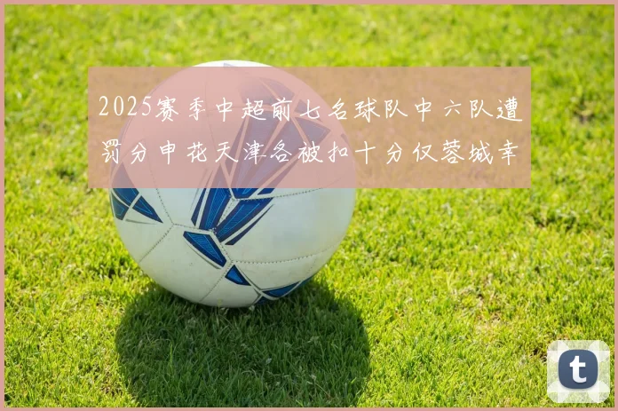 2025赛季中超前七名球队中六队遭罚分申花天津各被扣十分仅蓉城幸免